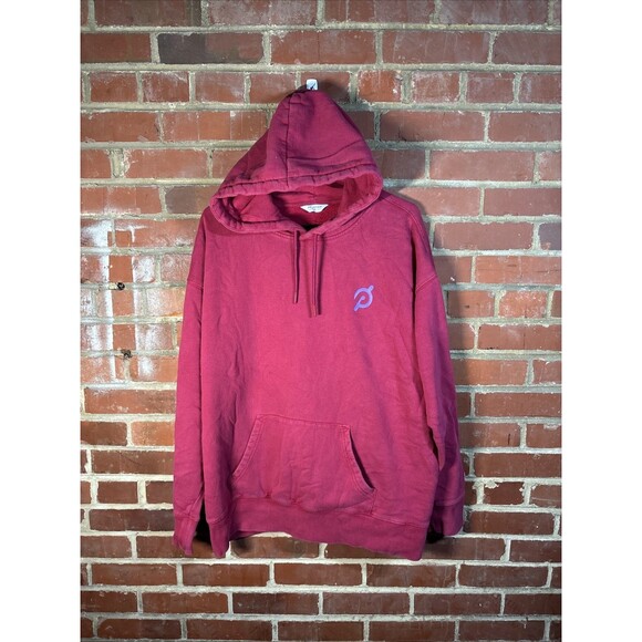 Peloton Official Hoodie Red/Purple Classic Comfortable Logo Adult Size XL - Picture 1 of 7